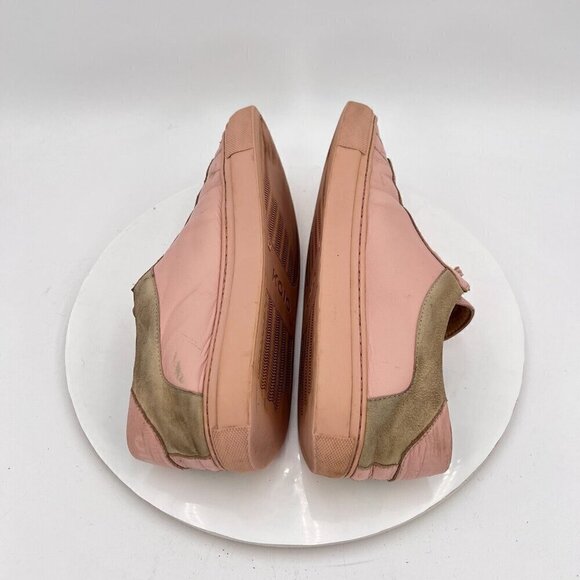 Koio Capri Women Size EU 39 US 9 Pink Leather Brown Suede Low Top Lace Up Shoes - Picture 8 of 14
